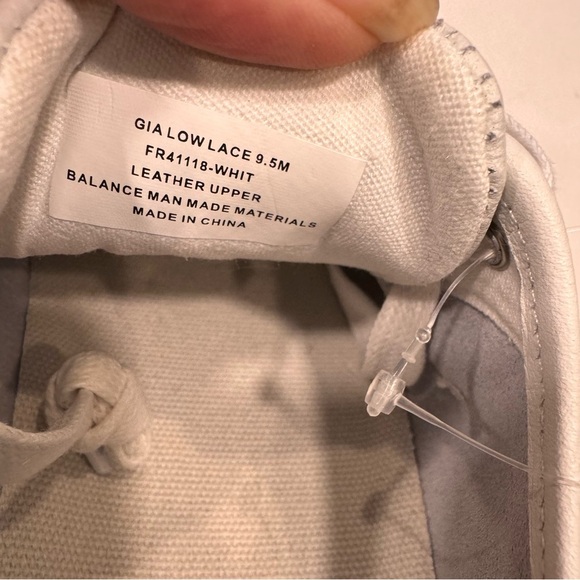 Frye Gia Sneakers - Women’s White Leather Lace Up Size 9.5 BRAND NEW - Picture 9 of 10